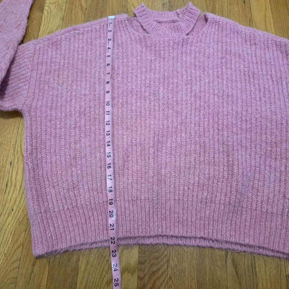 Pistola Cold Shoulder Eva Pullover Sweater In Aurora Pink - Picture 7 of 8